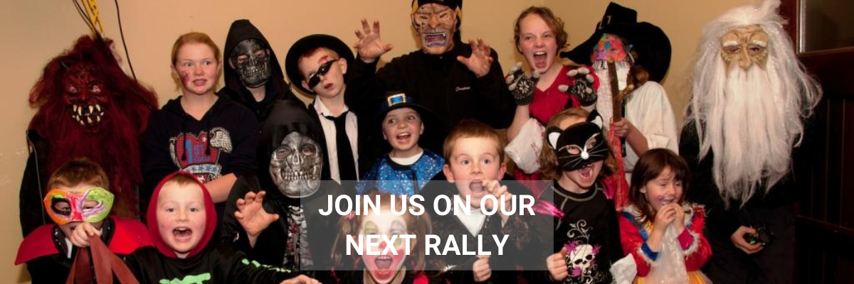 JOIN US ON OUR NEXT RALLY